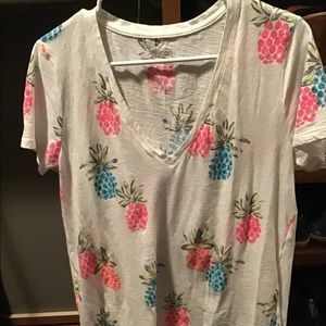 Pineapple print T-shirt